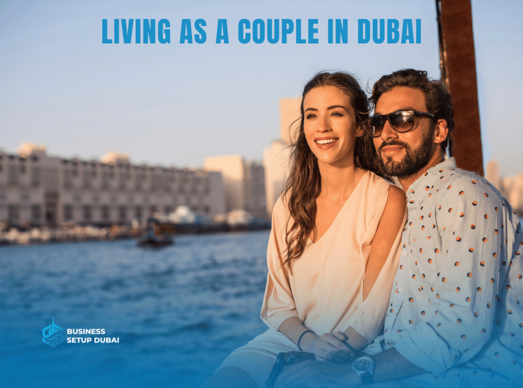 A couple enjoying life in Dubai, illustrating the expat lifestyle and living together as a couple in the UAE.